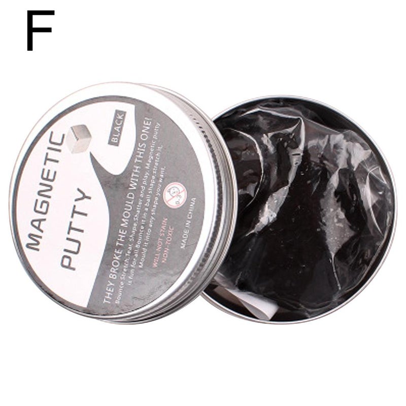 Magical magnetic modeling clay, magnetic playdough, magnetic clay that attracts and absorbs magnets, children's stress-relieving toy, venting clay.